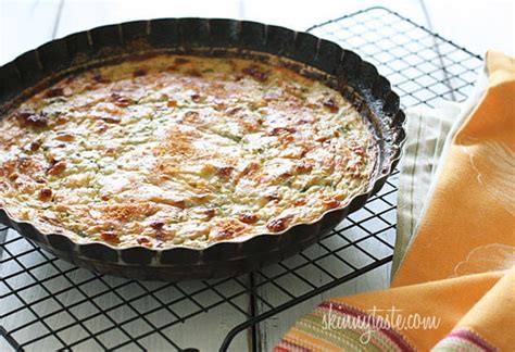 Crustless Summer Zucchini Pie - Skinnytaste