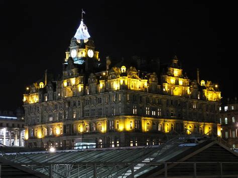 Balmoral hotel at night | Testing new camera on walk home fr… | Flickr