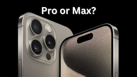 iPhone 15 Pro vs. iPhone 15 Pro Max: What are the differences? | Cult of Mac