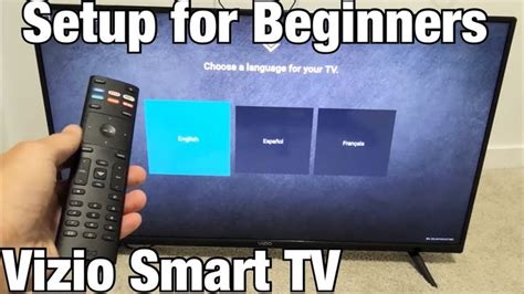 Vizio Smart TV: How to Setup for Beginners (step by step) - YouTube ...