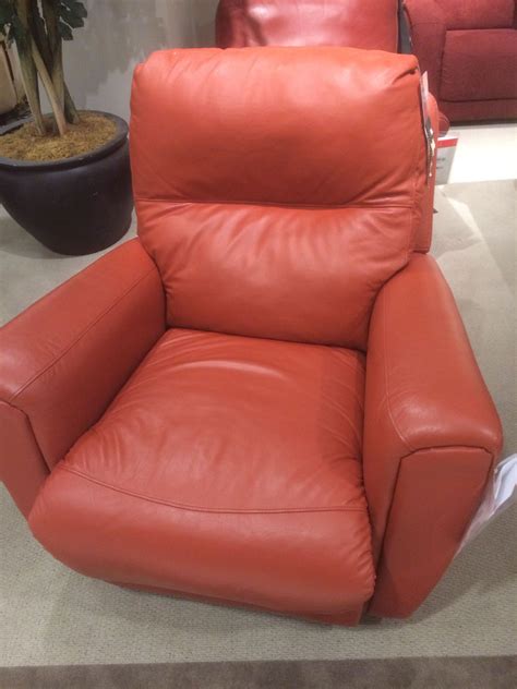 Scarlet leather chair. Found it at Macy's, looks like a perfect fit. | Living room setup ...