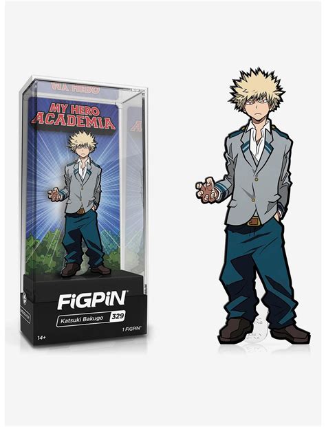 FiGPiN My Hero Academia Katsuki Bakugo (School Uniform) Enamel Pin | Her Universe