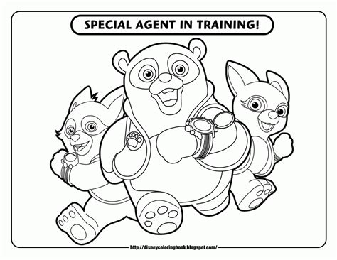 Collection of Disney Junior Coloring Pages - Free Printable