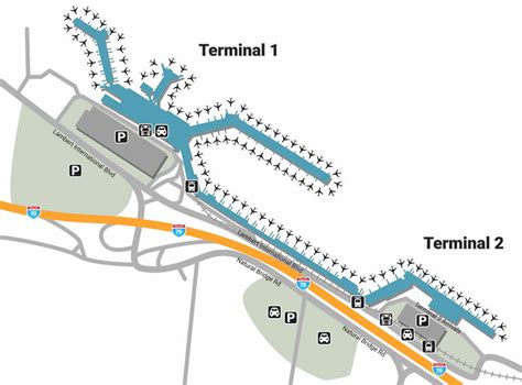 Lambert St Louis International Airport Parking Map | NAR Media Kit