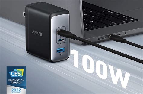 This compact Anker 100W USB C Charger can juice up three gadgets at ...