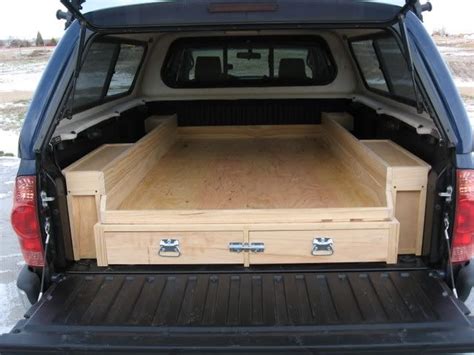 Truck tool storage | Truck bed storage, Truck bed camping, Truck bed