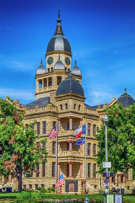 Denton County Courthouse Photograph by Craig David Morrison - Fine Art ...