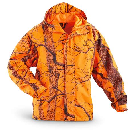 Huntworth Men's Blaze Orange Microfiber Hunting Jacket - 638180, Blaze ...