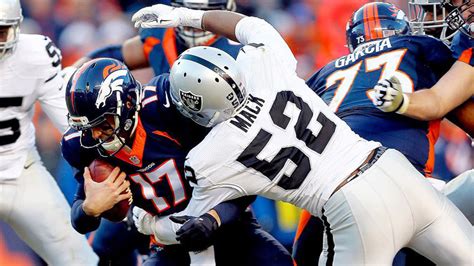 Khalil Mack posts five sacks as Raiders upset Broncos - Sports Illustrated