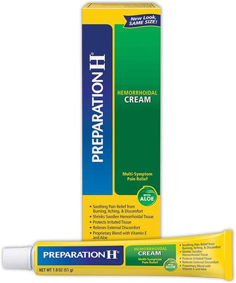 Preparation H Multi-Symptom Pain Relief Cream with Aloe, 1.8 oz