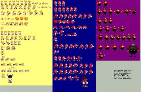 Sonic 1 prototype sprites - victoriahon