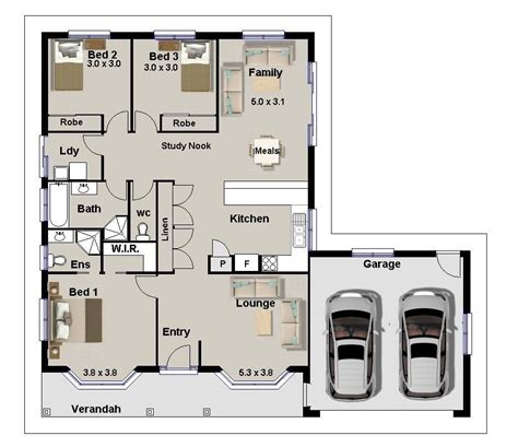 3 Bedroom Tuscan House Plans In South Africa | Tuscan house plans, House plans for sale, Bedroom ...