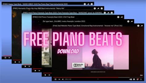 5 awesome piano beat instrumentals to download for free