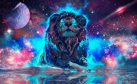 Download Galaxy Lion wallpaper by DonTox - 4d - Free on ZEDGE™ now ...