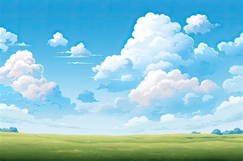 Anime style clouds | AI-generated image