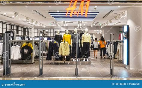 H&M Fashion Retail Store Front Hm Editorial Image - Image of ...