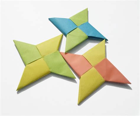 Paper Ninja Star (Shuriken) - Easy Origami Ninja Star - How to Make a ...