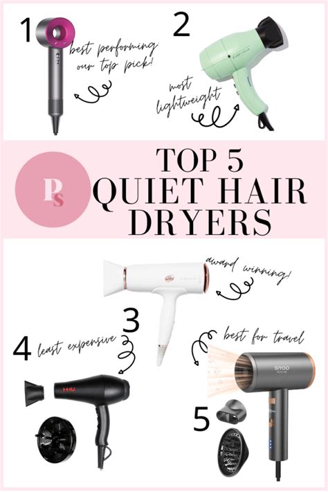 5 Quiet Hair Dryers for the Quietest Blow Out (2023) - Paisley & Sparrow