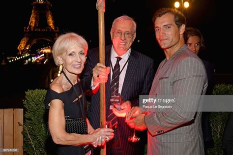 Henry Cavill and his parents attend the cast reception following the... | Henry cavill, Henry ...