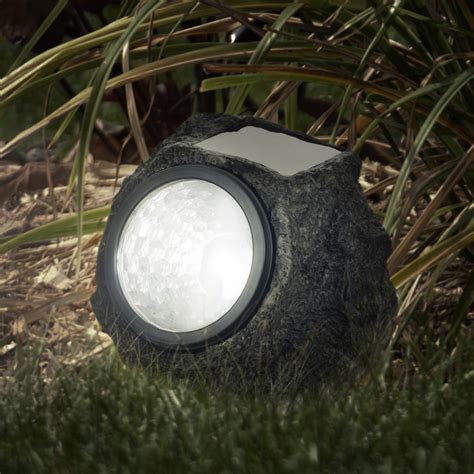 Buy Pure Garden LED Solar Rock Landscaping Lights - Set of 4 by Destination Home on Dot & Bo