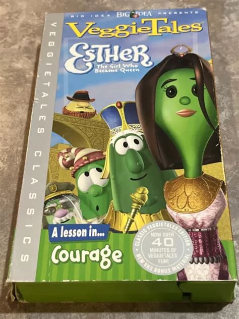 VEGGIE TALES ESTHER The Girl Who Became Queen VHS (2000, Word Entertainment) $4.99 - PicClick