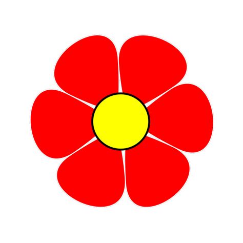 Red Flower PNG, SVG Clip art for Web - Download Clip Art, PNG Icon Arts