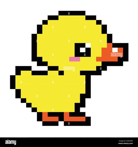 Duck pixel art hi-res stock photography and images - Alamy