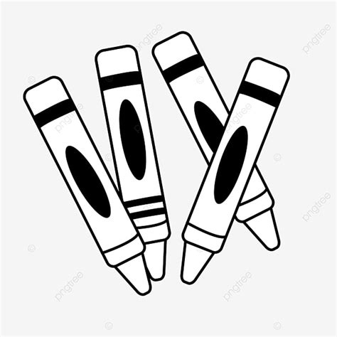 Multiple Drawing Paint Crayons Clipart Black And White, Wing Drawing ...