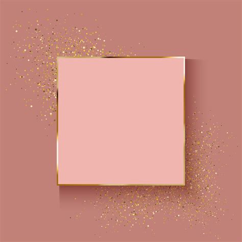 Gold And Pink Glitter Background