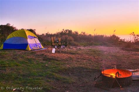 Kirk Creek Campground - sits right on the bluff overlooking the ocean ...