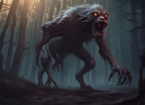 Skinwalker Transformation #1 - AI Generated Artwork - NightCafe Creator