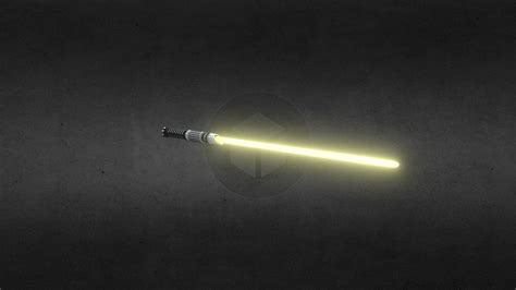 Jedi Lightsaber (Yellow) - Download Free 3D model by Chadrixy [abff5c4 ...