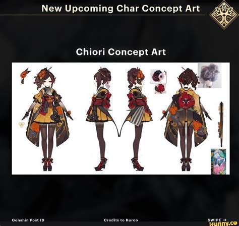 New Upcoming Char Concept Art Chiori Concept Art Genshin Post ID ...