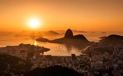 2880x1800 Resolution Sunset in Rio De Janeiro 5K Macbook Pro Retina Wallpaper - Wallpapers Den