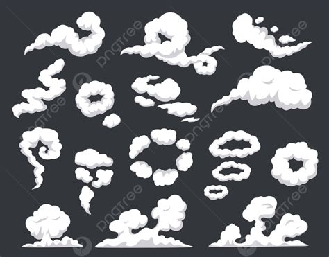 Steam Smoke Vector Hd PNG Images, Comic Smoke Cloud Steam Swirling, Cigar, Smokes, Cigarette PNG ...
