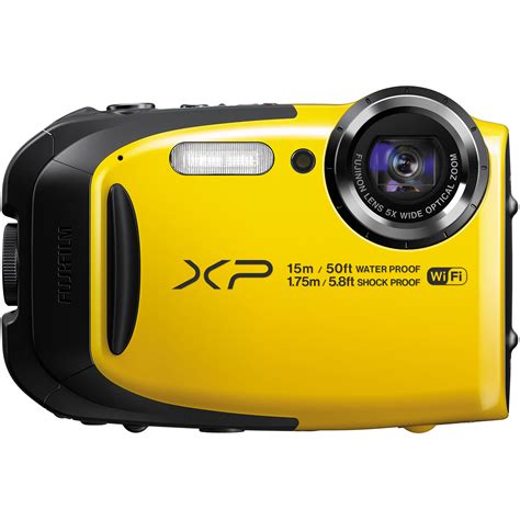 Fujifilm FinePix XP80 Digital Camera (Yellow) 16450001 B&H Photo