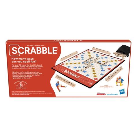 Scrabble Board Game, Classic Word Game For Kids Ages 8 and Up, Fun Family Game For 2-4 Players ...