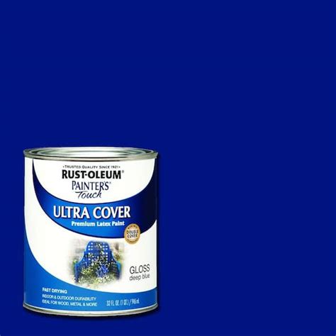 Rust-Oleum Painter's Touch 32 oz. Ultra Cover Gloss Deep Blue General ...