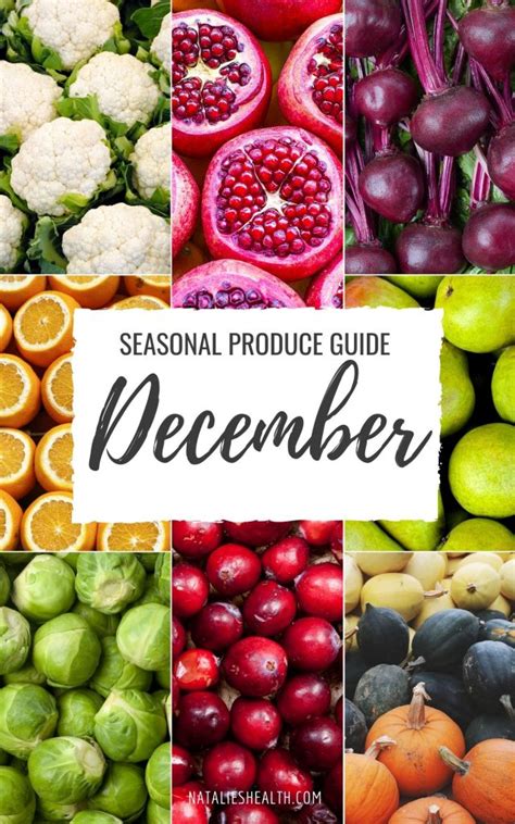 What's in season: December | Produce guide with recipes!