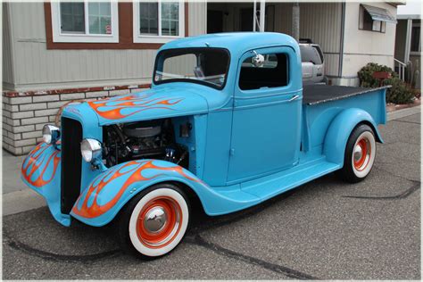 1936 chevy p/up truck,hot rod street rod.v/8,4l60 o/drive automatic transmission