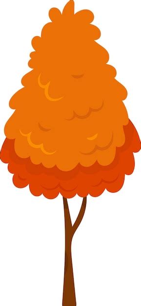 Premium Vector | Autumn tree plant