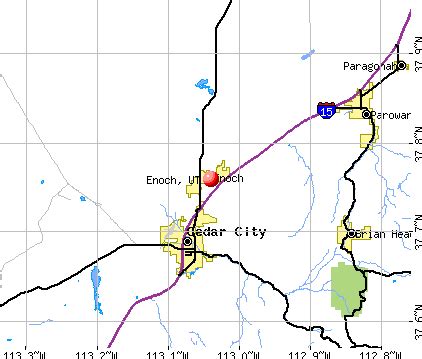 Enoch, Utah (UT 84720) profile: population, maps, real estate, averages ...