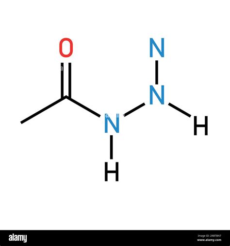 Chemical structure of Hydrazide (C2H6N2O). Chemical resources for ...