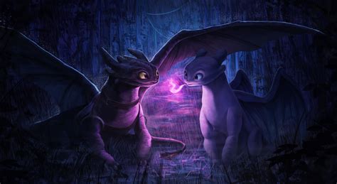 Wallpaper : Toothless, how to train your dragon 3, purple background, wings 3940x2160 - Francazo ...