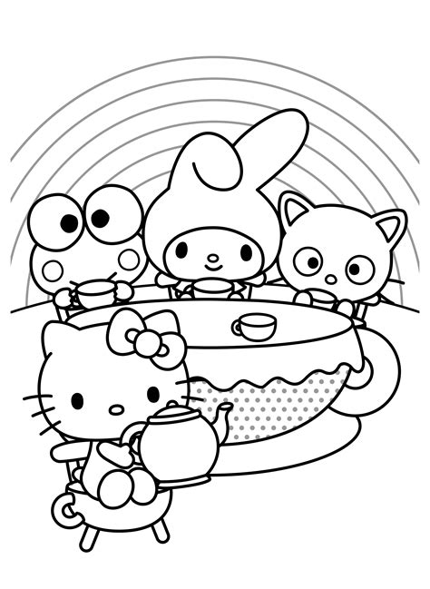 Sanrio Coloring Pages Coloring Pages