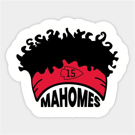 Super Bowl champion Patrick Mahomes hair with a hairband. -- Choose ...