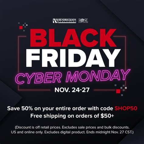 Black Friday-Cyber Monday Sale!