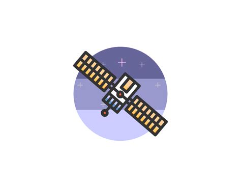 Satellite Animation Gif