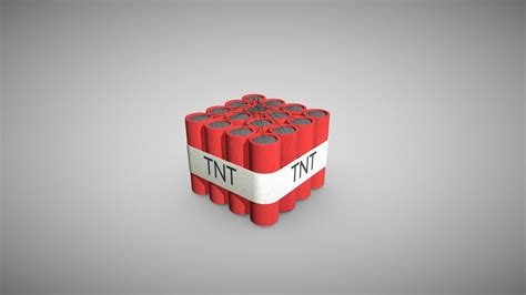 Minecraft Realistic TNT - Download Free 3D model by Dumb Yet Creative ...