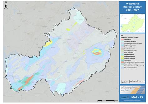 Map 49: Bedrock Geology | Westmeath County Council